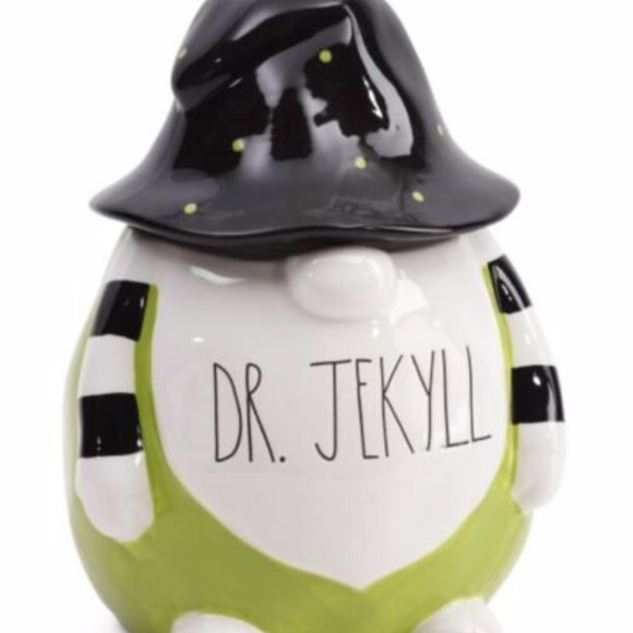 Rae Dunn Kitchen Rae Dunn Dr Jekyll Gnome Canister With Lid New In